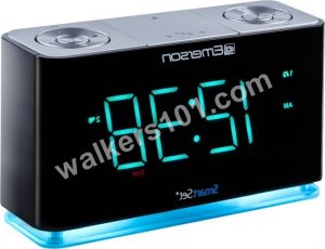 Emerson Smartset Alarm Clock Radio ER100301