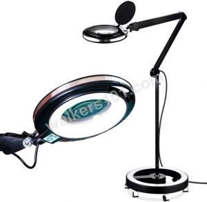 Brightech Lightview Pro 6 Wheel Rolling Base Lamp
