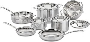 Cuisinart MCP-12N Multiclad Pro Stainless Steel 12-piece Cookware Set
