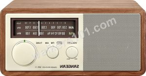 Sangean WR-11 Wood Cabinet AM FM TableTop Analog Radio